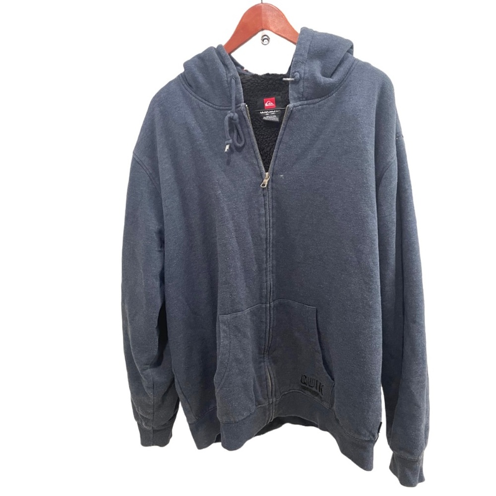 Quiksilver full zip sweatshirt hoodie jacket XXL
